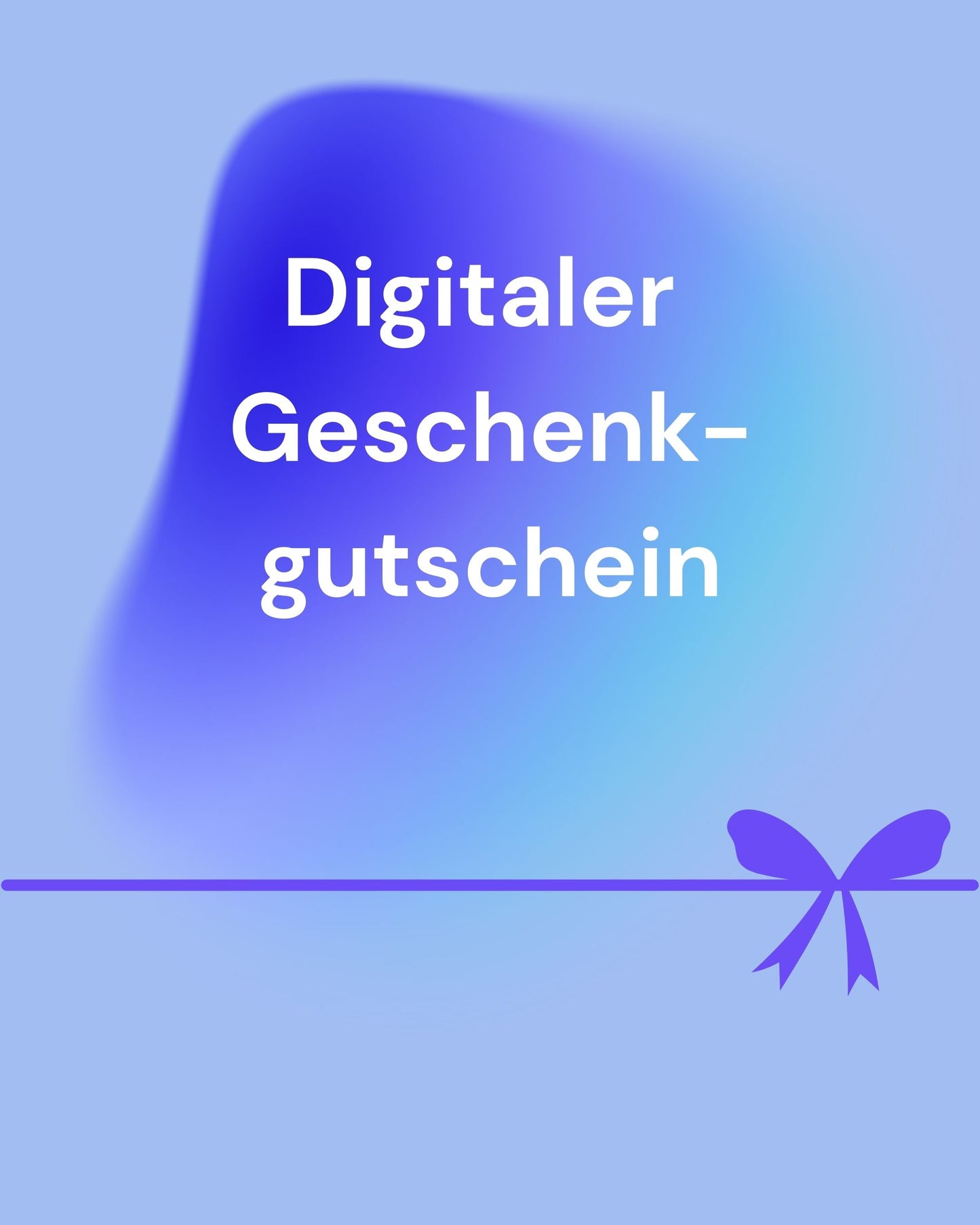 Digitaler Geschenkgutschein