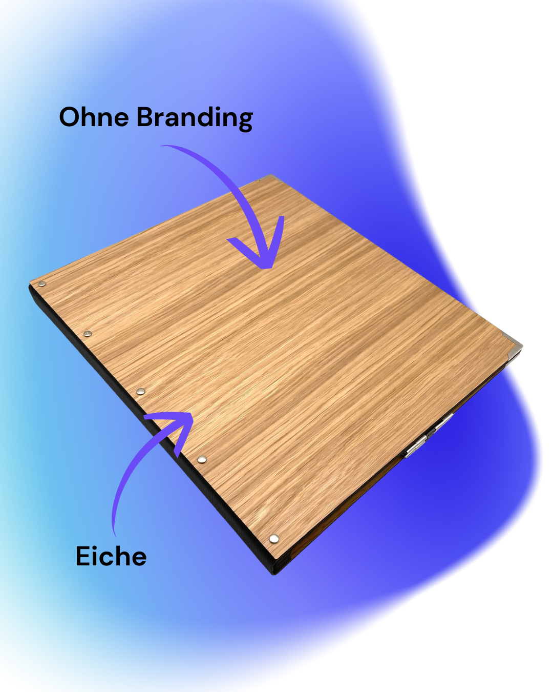 Handgefertigte Rednermappe