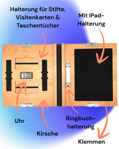 Handgefertigte Rednermappe